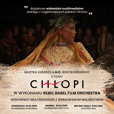 Koncert multimedialny "Muzyka z filmu Chłopi" na żywo z animowanym malarstwem